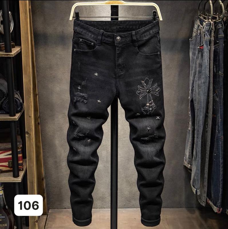 (MẪU MỚI) Quần jean nam ống suông form slimfit co giãn đa chiều phong cách trẻ trung năng động Menswear Pants Cotton Có Túi quần amiri đính đá jean suong dep