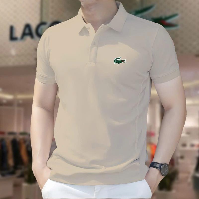 Áo Polo Nam Tay Ngắn Cotton Co Giản Nhẹ - Hàng Mới Nhất - Menswear, Ngăn Tay, Có Cố - Shirt 5