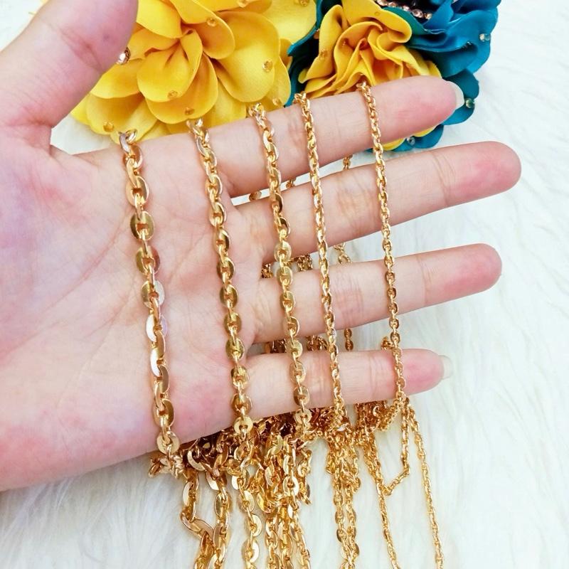 Dây Chuyền Chỉ Công Khế Đồng Đỏ Màu Vàng Miền Tây 750 Trang Sức