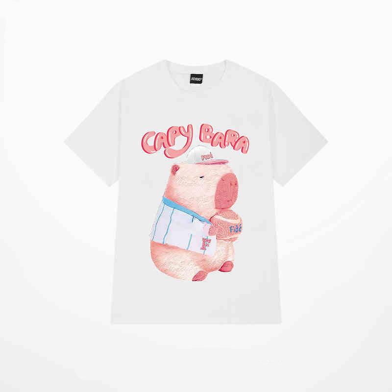 Product Introduction of Áo Thun Unisex LIFEDIFF Capy BaRa TEE Tay Lỡ Local Brand  Áo Phông Cổ Tròn Nam Nữ Women Top 10
