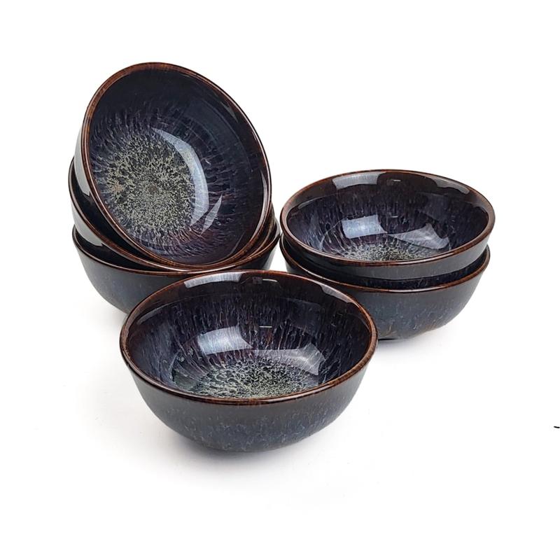 Product Introduction of Bát Cơm, Chén Cơm Cẩm Lai Xanh, Cẩm Lai Đỏ - Men Hỏa Biến - Gốm Bát Tràng Cao Cấp 10
