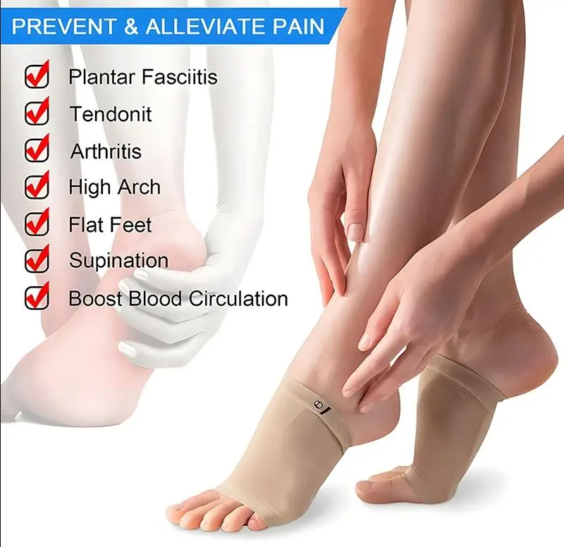 Kaos Kaki Terapi Telapak Kaki Datar Arch Flat Cushion Insole 7