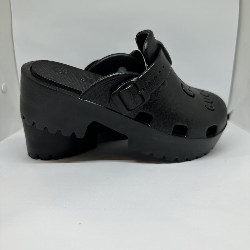Product Introduction of Sục Đen 5cm Gc- nhựa xốp mẫu mới - siêu hót- đi nước - siêu nhẹ Không gót GiàY DéP 2