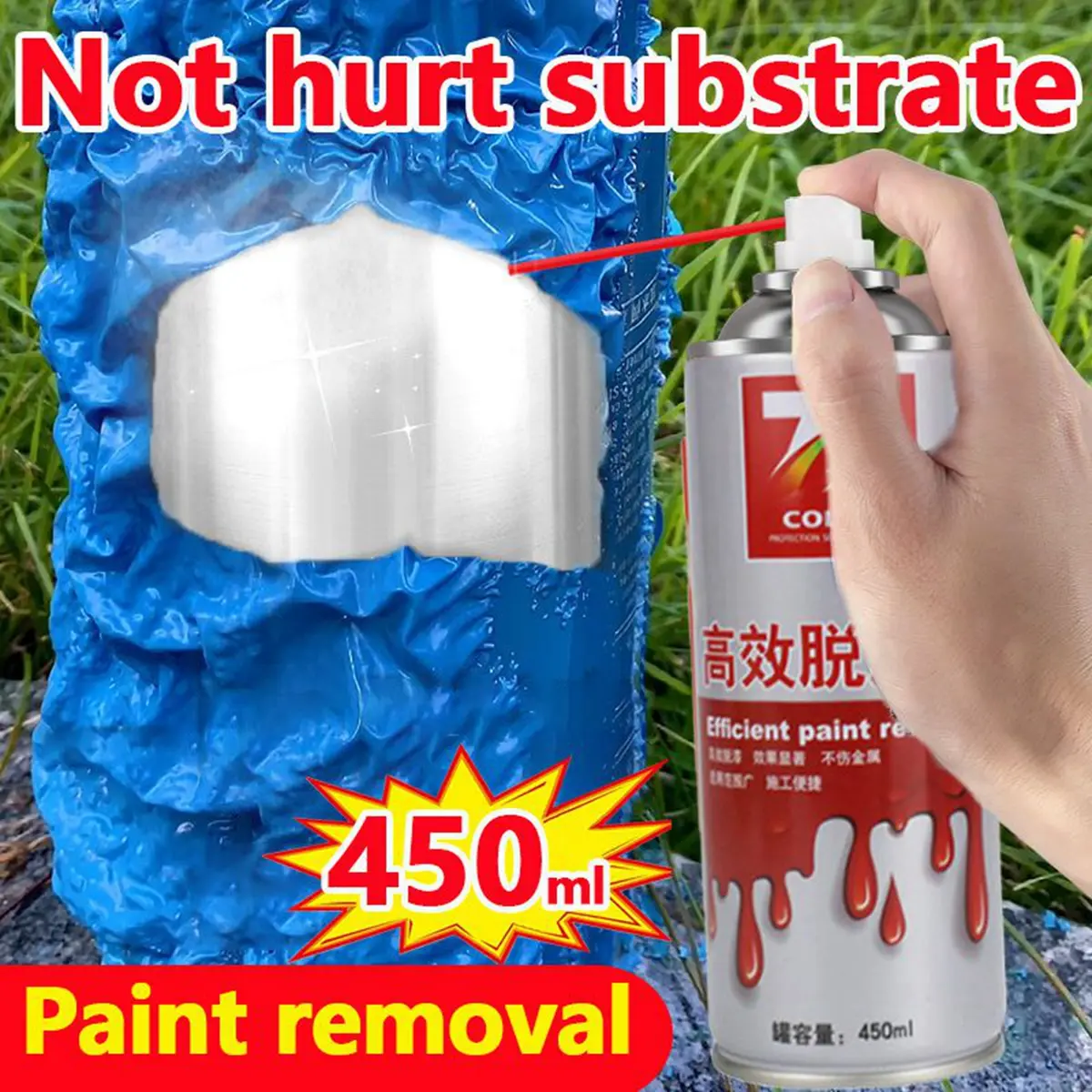 paint remover bike 450ml paint remover plastic motor powerful paint remover for automobiles paint remover for plastic Quick paint removal in 30s Efficient chemical paint cleaner paint remover for metal,paint stripper,motorcycle