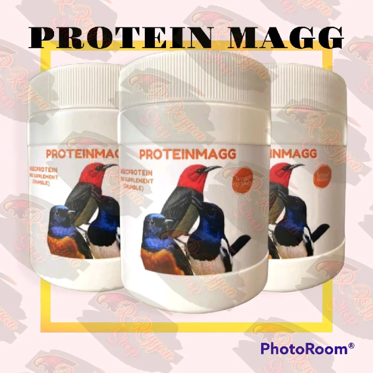 PROTEINMAGG SUPLEMEN PROTEIN SERANGGA UNTUK BURUNG MURAI BATU ANIS MERAH KACER