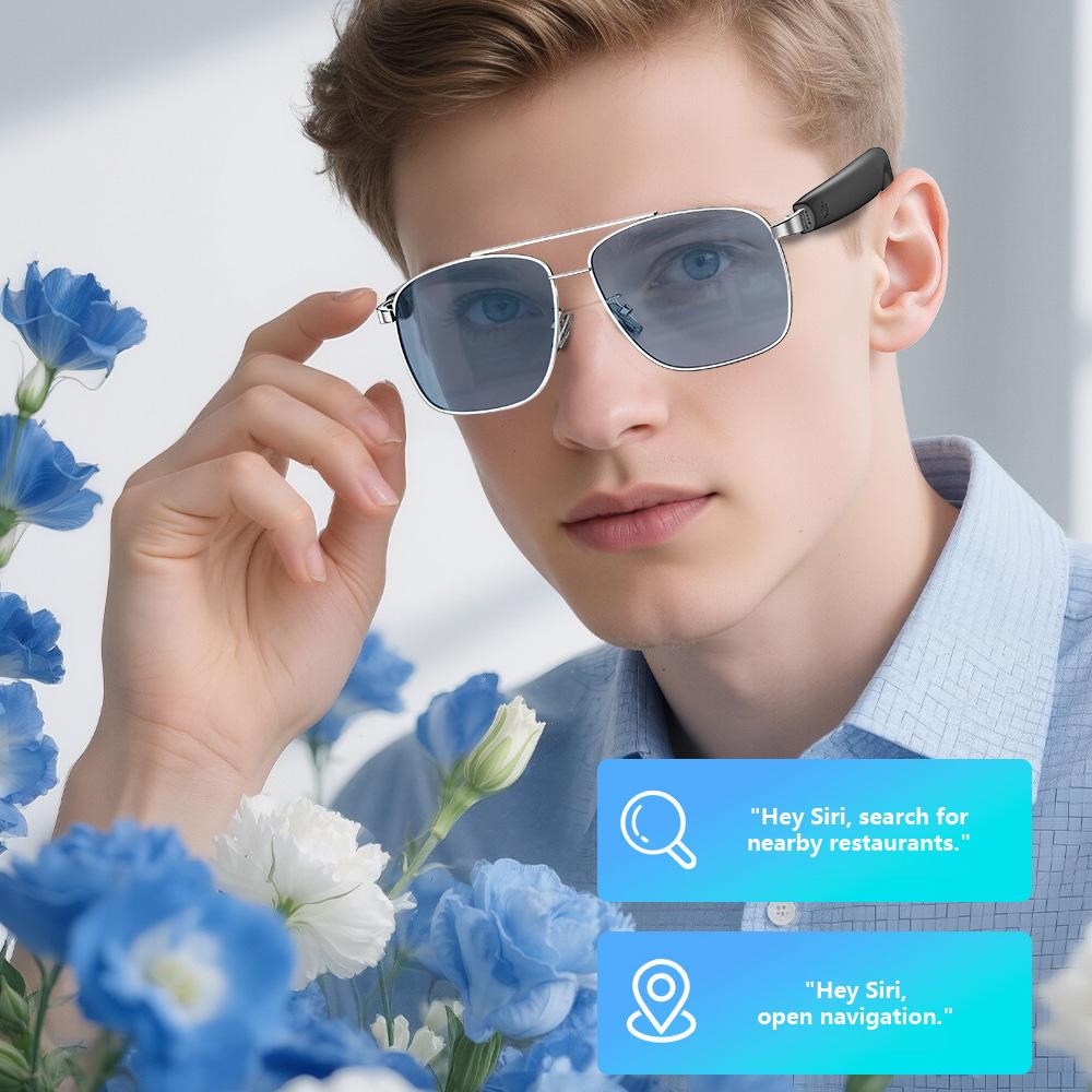 AI Smart Translation Glasses With Bluetooth Call Music Support Multiple Languages For Business Trips Travel Sunscreen Men Women - Image 5