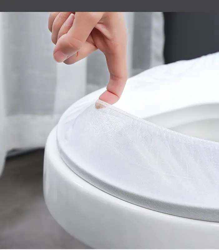 SET 10 MIẾNG LÓT BỒN CẦU, TOILET GIỮ VỆ SINH, AN TOÀN, TIỆN LỢI 2