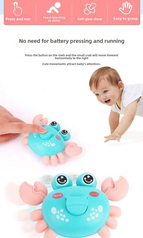 Product Introduction of Ketam Tekan Jari, Mainan untuk Bayi dan Kanak-kanak, Mainan Bayi, Cengkaman Kartun, Mainan Bayi Lucu, Tanpa Bateri Toys 1