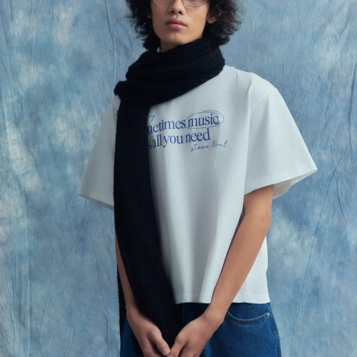 Áo thun STAVE form boxy | RÊ - Cổ Tròn Unisex  Menswear