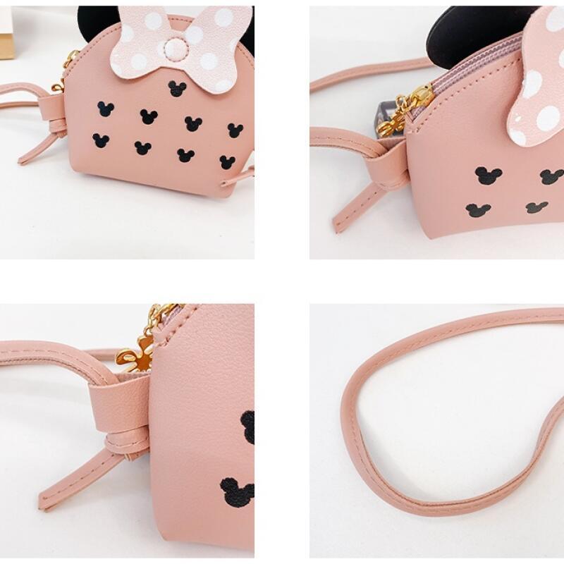 Product Introduction of New Children's Slanted Bow Design, Children's Shoulder Bag, Handbag, Cute and Fashionable 5