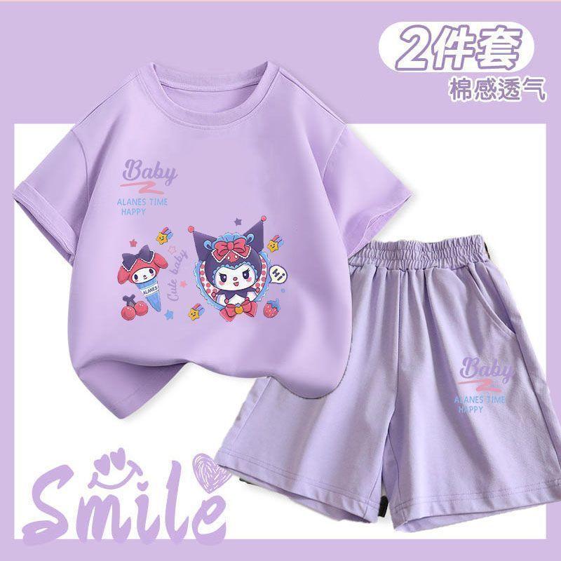 Product Introduction of Bộ Đồ Trẻ Em, Quần Đùi Ngắn Tay Cho Bé Gái, Quần Đùi ngắn Tay Mùa Hè Cho Trẻ Em Clow M, Bộ Hai Mảnh, Quần Đùi Thoáng Khí, Thời Trang, Thích Hợp Cho Năm 2025 29