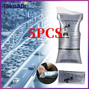 5PCS Kantong PIPIS Urine Wanita Pria Portable Emergency Outdoor di mobil Travel Portable / kantung Urine / Urine Bag / Urinoir Bag / Toilet Portable / Pee Bag