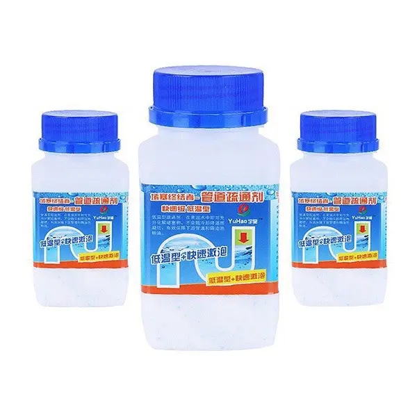 Bột thông cống cực mạnh Yuhao Xử lý nghẽn đường ống khử mùi hôi chữa tắc toilet Bồn cầu Bồn rửa bát Chậu rửa mặt hố ga Chất lỏng Làm Sạch