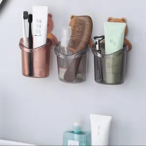 RAK TEMPEL TEMPAT SIKAT GIGI MOTIF BERUANG