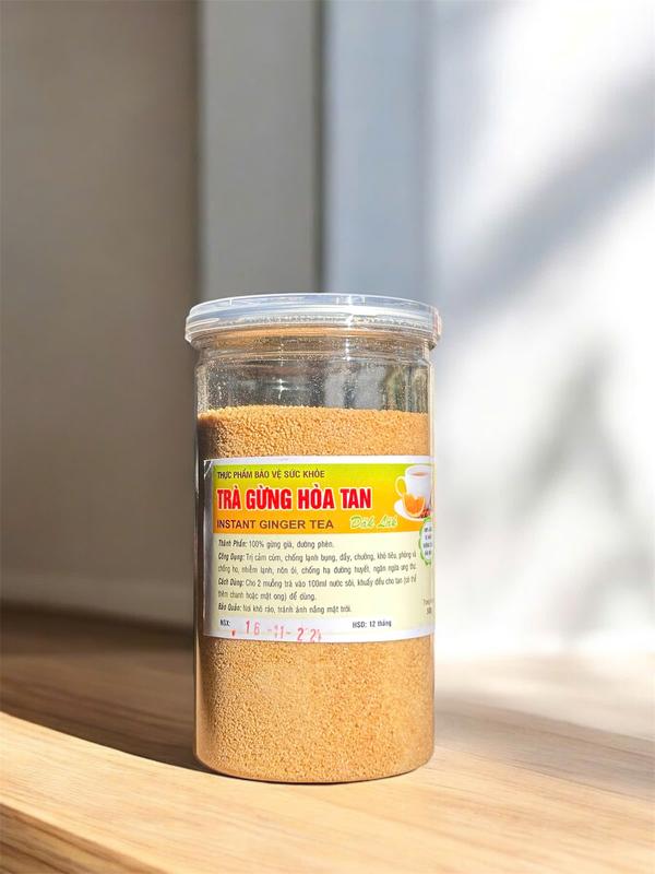  Trà Gừng Hoà Tan 1 Hũ 500Gr - Mẹ Phượng Ba Con Tea Tea 