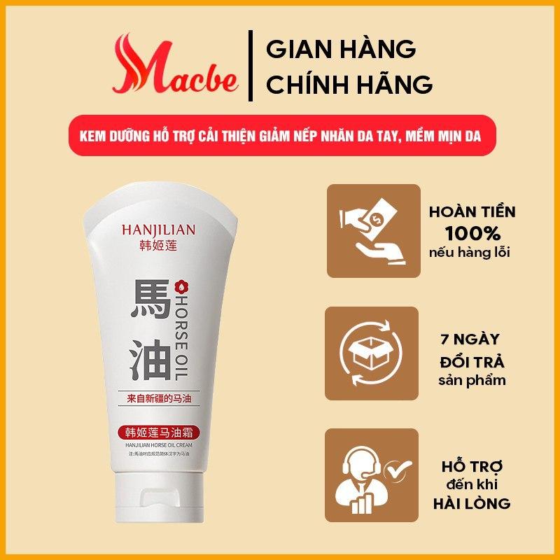 Kem Dưỡng Da Tay MACBE Hỗ Trợ Dưỡng Ẩm Giảm Khô Ráp Nứt Nẻ, Cải Thiện Giảm Nếp Nhăn - Tuýp Trắng