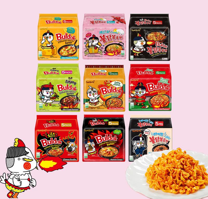 Halal Samyang Noodles Each Pack 5 Bags Inside