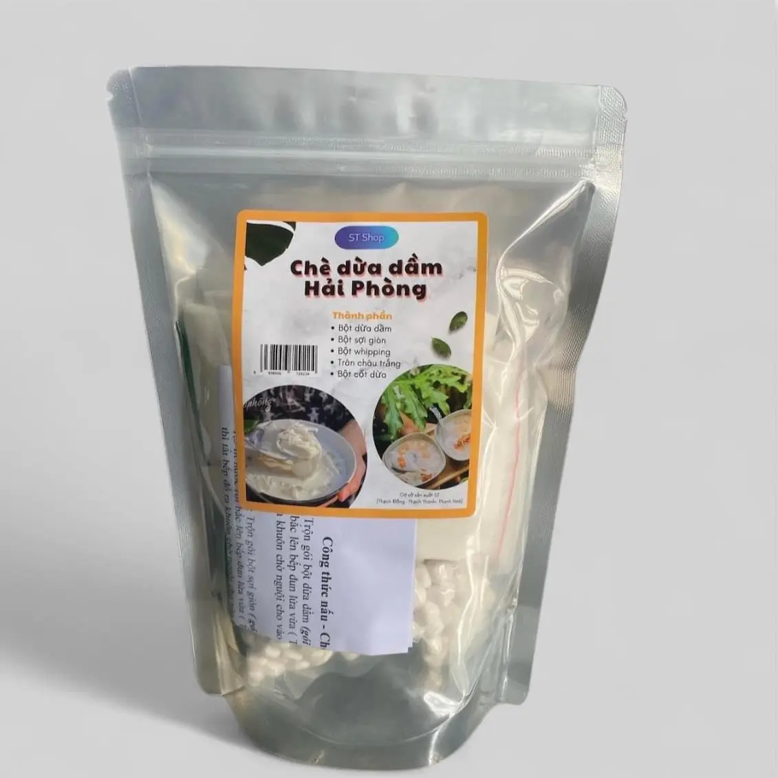 Set nguyên liệu nấu chè dừa dầm