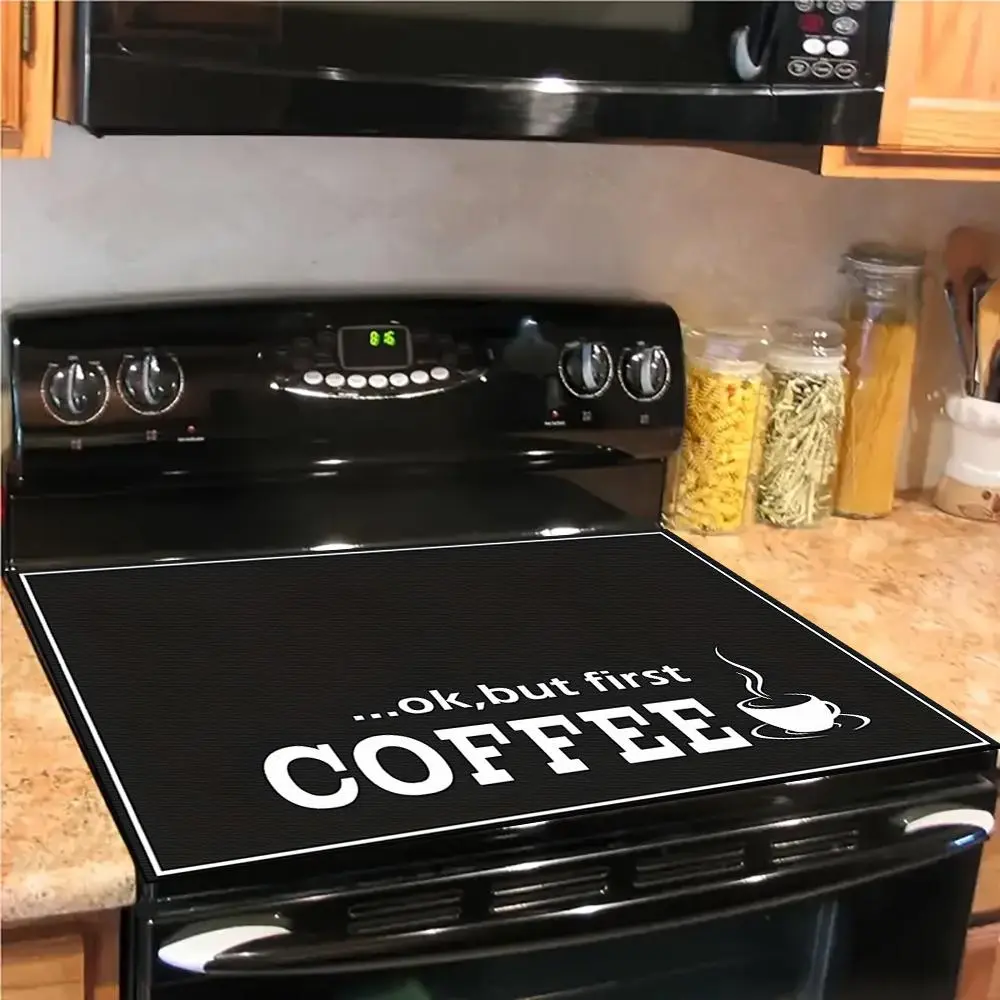 Coffee Lover's Essential Heat Resistant Felt Mat, Waterproof & Non Slip Kitchen Mat, Dishwasher Mat, Kitchen Decor, Household Kitchen Products