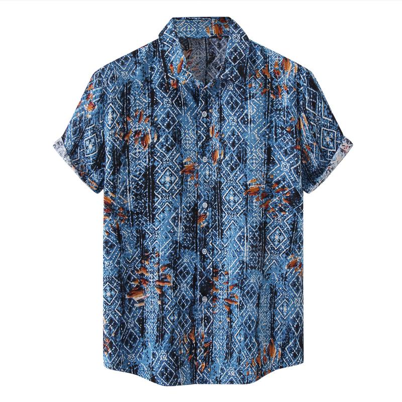 Product Introduction of Guten Inc Grino Kemeja Pria Lengan Pendek Motif Casual 0