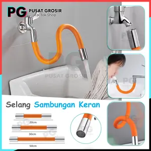 Selang Air Fleksibel Sambungan kran slang air magic hose selang flexible serbaguna putar 360 derajat extention faucet hose
