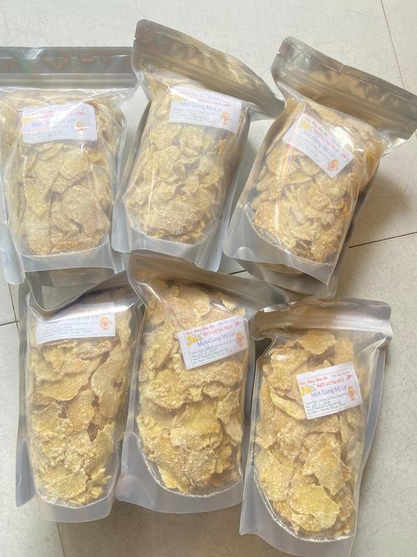 Mứt Gừng Huế Đặc Biệt Thơm Ngọt 500g - Nhà Làm Thủ Công Sạch Sẽ Nguyên Chất - Snack Ăn Vặt Food