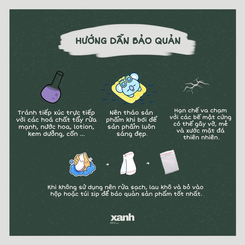 Khuyên tai móc hoa Tử Đằng đá đa sắc thiên nhiên Topaz Citrine Garnet Amethyst Peridot ngũ hành 5 mệnh phong thủy may mắn lấp lánh xinh đẹp - Xanh Jewelry Voi Hoa đá garnet đỏ Voan 6