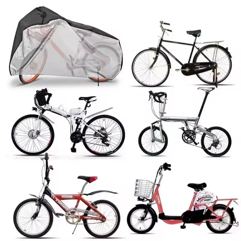 Bicycle Cover, Waterproof Dustproof Bike Cover, Outdoor Sunshade Cover, Bicycle Accessories for Outdoor Cycling 8