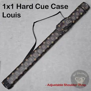 Tas Stick Billiard 1x1 Luis - Hard Cue Case Stik 1B1S Butt