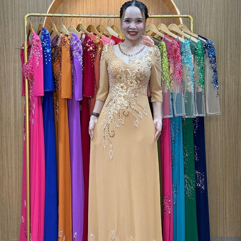 Áo dài dạ hội hàng thiết kế cao cấp 5