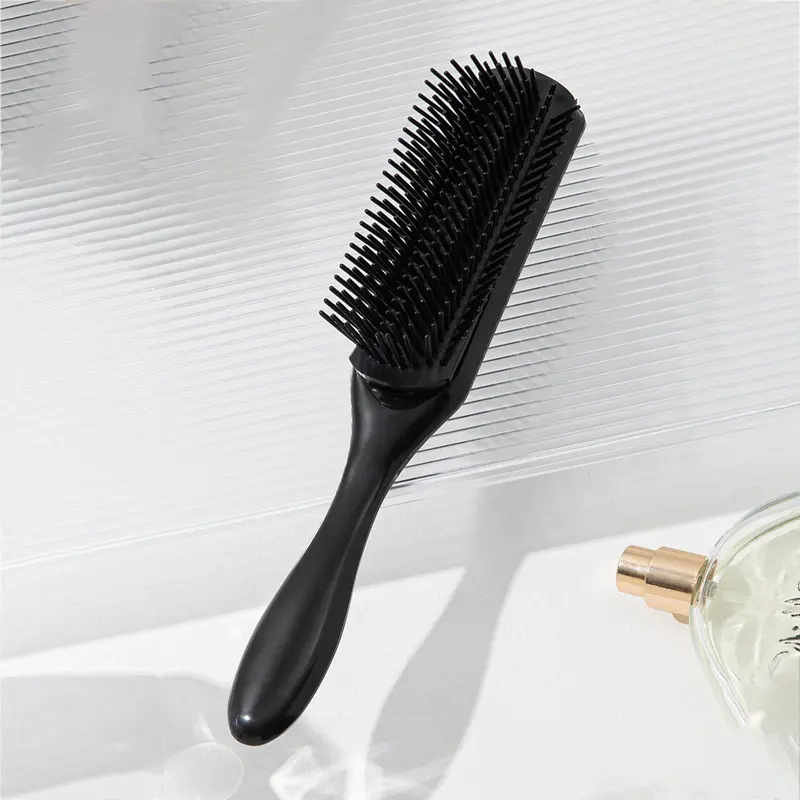 Detachable Design Hair Brush, Nine Row Comb Teeth Hair Comb, Massage Comb, Heatless Special Hair Styling & Haircare Comb for Women & Men Hair Care 6