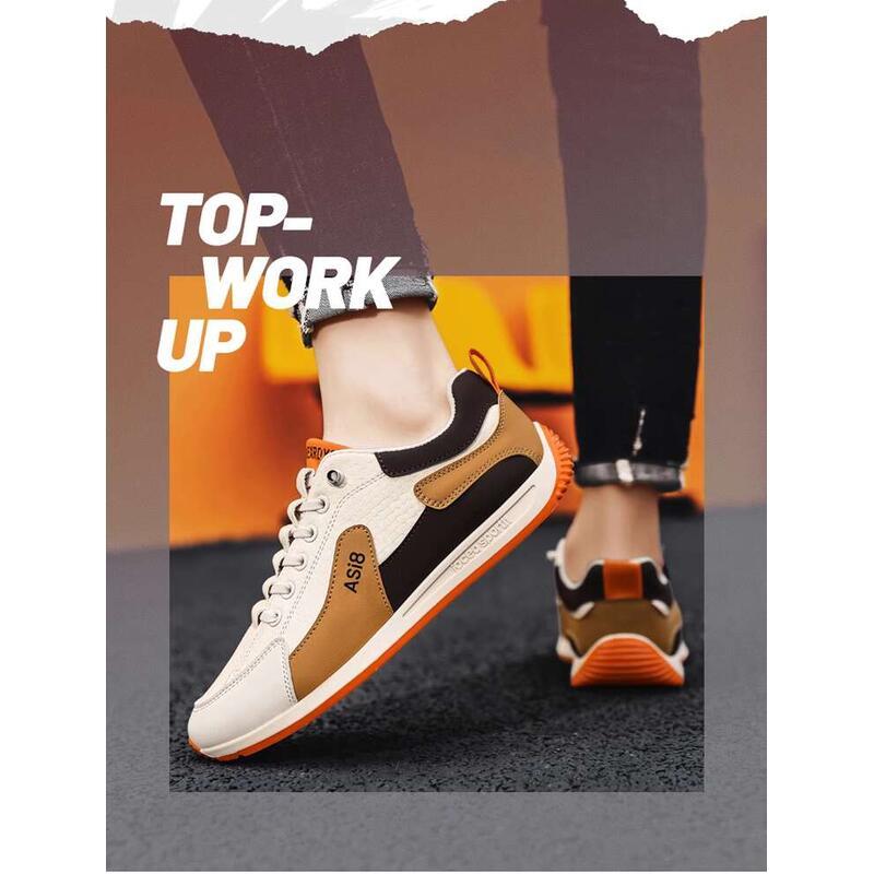 Product Introduction of Forrest Gump men's breathable odor proof in summer. suitable work leisure. They are small white board shoes, large size 46, can be used for sports and trendy shoes 3