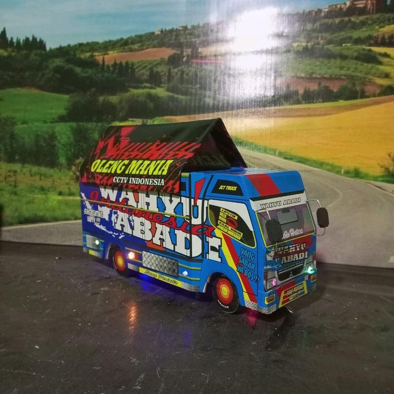 miniatur truk oleng variasi ampu murah viral Mainan Anak truck 6