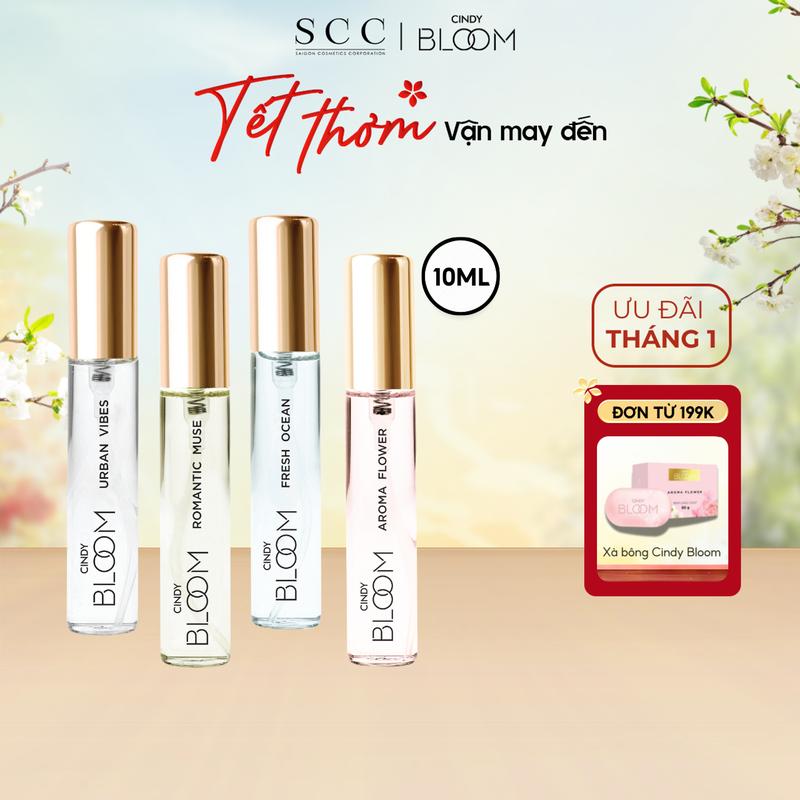  Nước Hoa Nữ CINDY BLOOM Phong Cách Ngọt Ngào Nữ Tính Lưu Hương Lâu Chai 10ml Quà tặng bạn gái Quatangbangai 