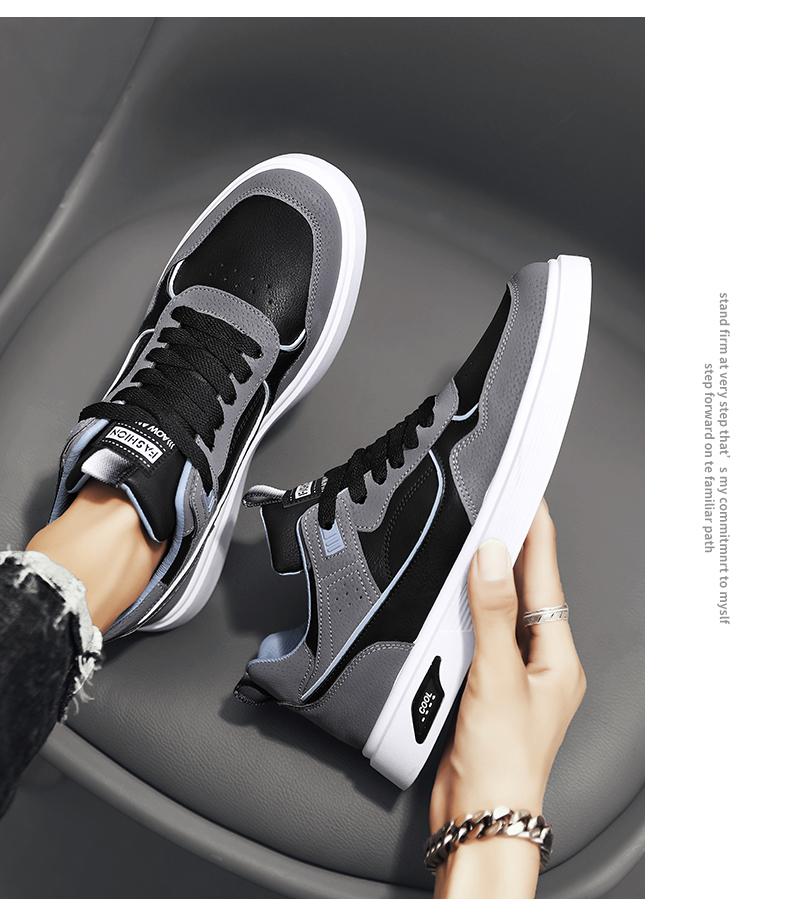 Product Introduction of Labor Protection Men's Shoes Summer 2025 New Waterproof Non-slip Leather Panel Shoes Men's Casual Sports Work White Trendy Shoes 13