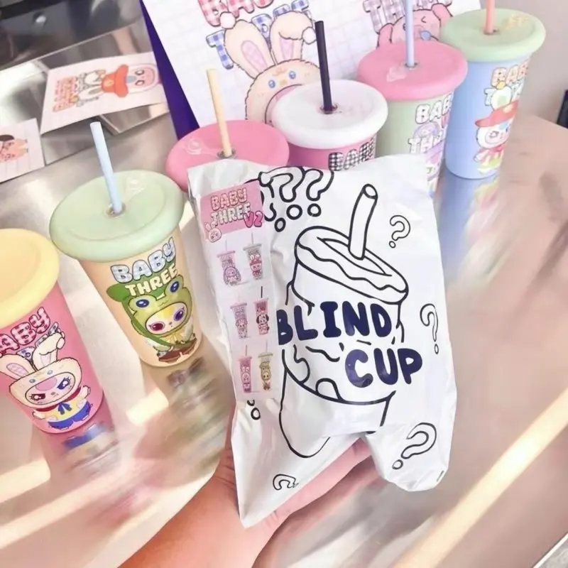 Ly uống nước tái sử dụng siêu hot 500ml Hottrend Babythee nhựa xịn dầy fullbox 5