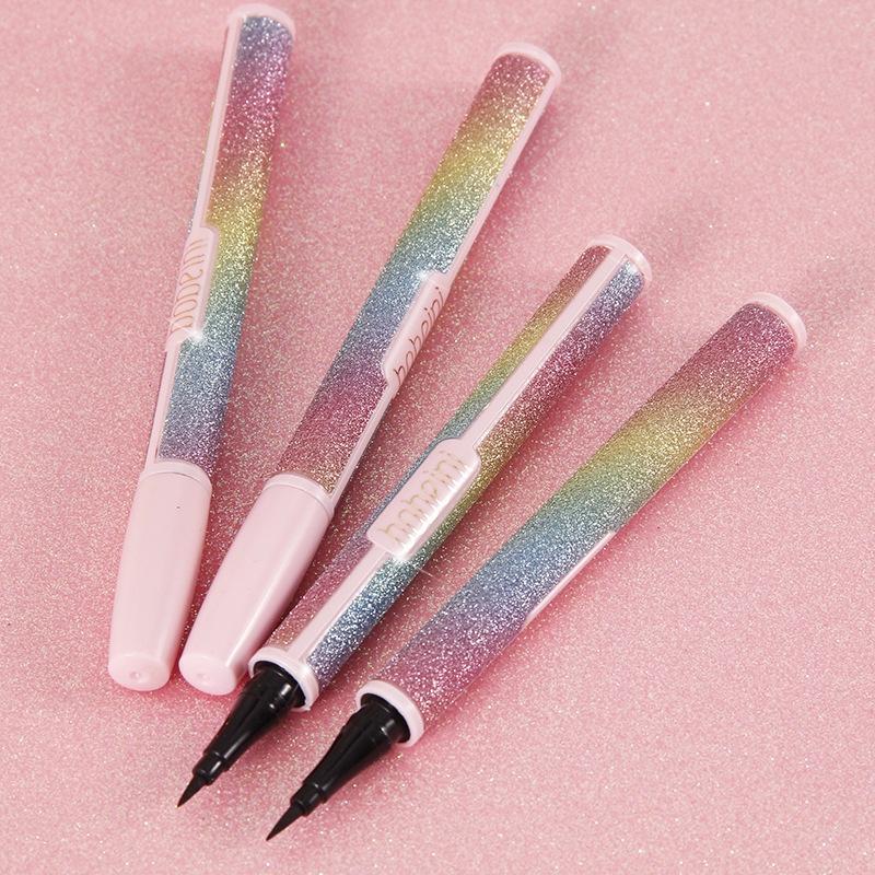 Bút kẻ mắt nhanh khô chống nước chống mồ hôi chống nhòe lâu trôi vỏ đính kim tuyến lấp lánh