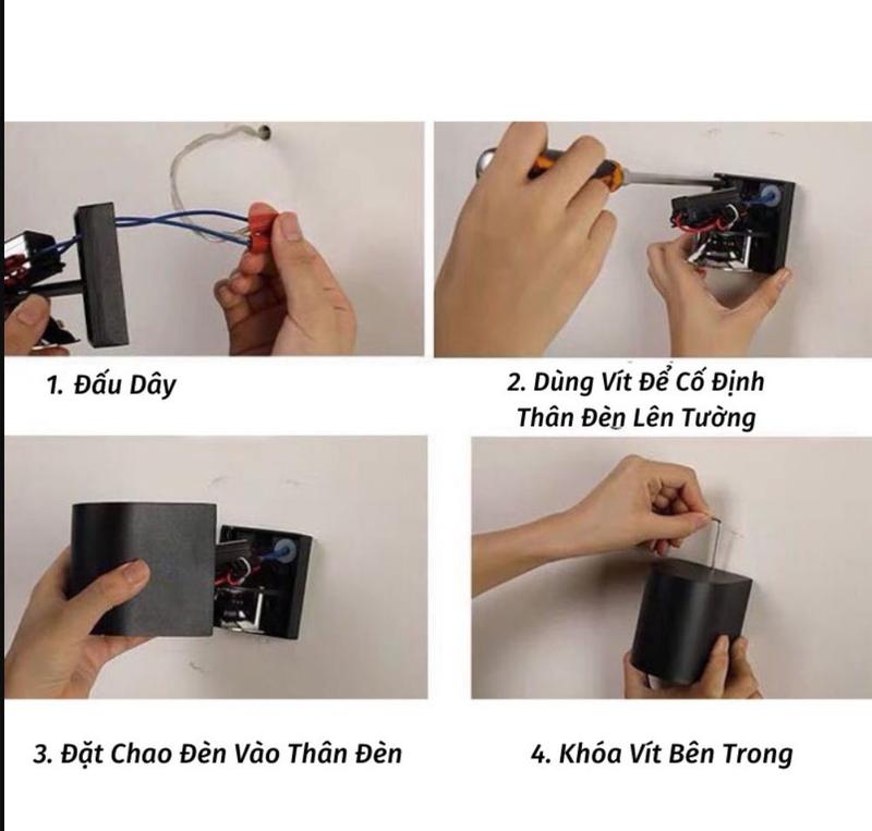 Đèn tường KELEG Decor hiện đại ngoài trời, trong nhà - Led siêu sáng 10w - chống nước IP 65 7
