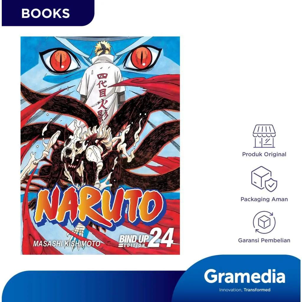 Gramedia Buku Komik Naruto Bind Up Edition 24 (MASASHI KISHIMOTO)