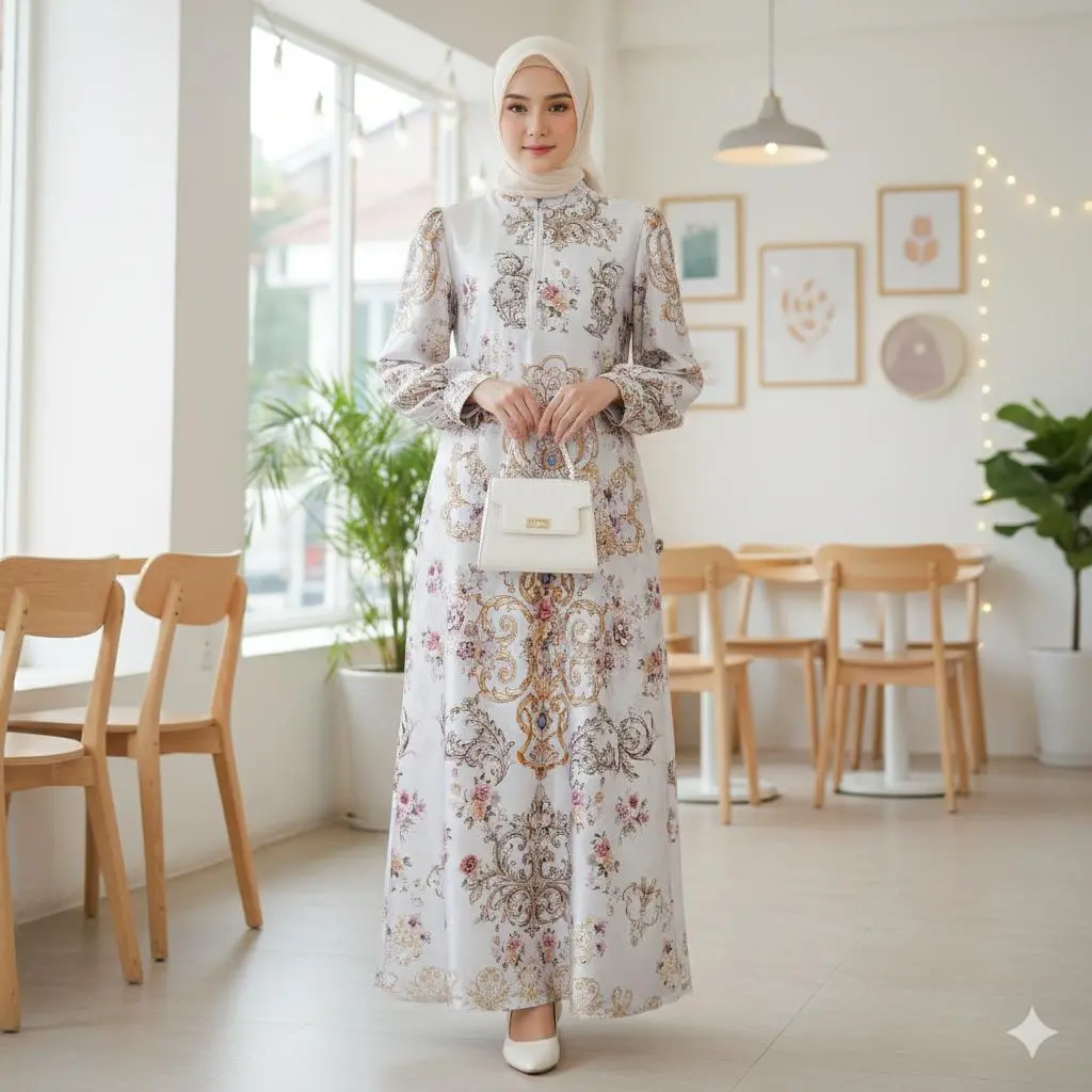 BV - READY STOCK - Dress CARMILA Wanita Lebaran 2026 - gaun wanita
