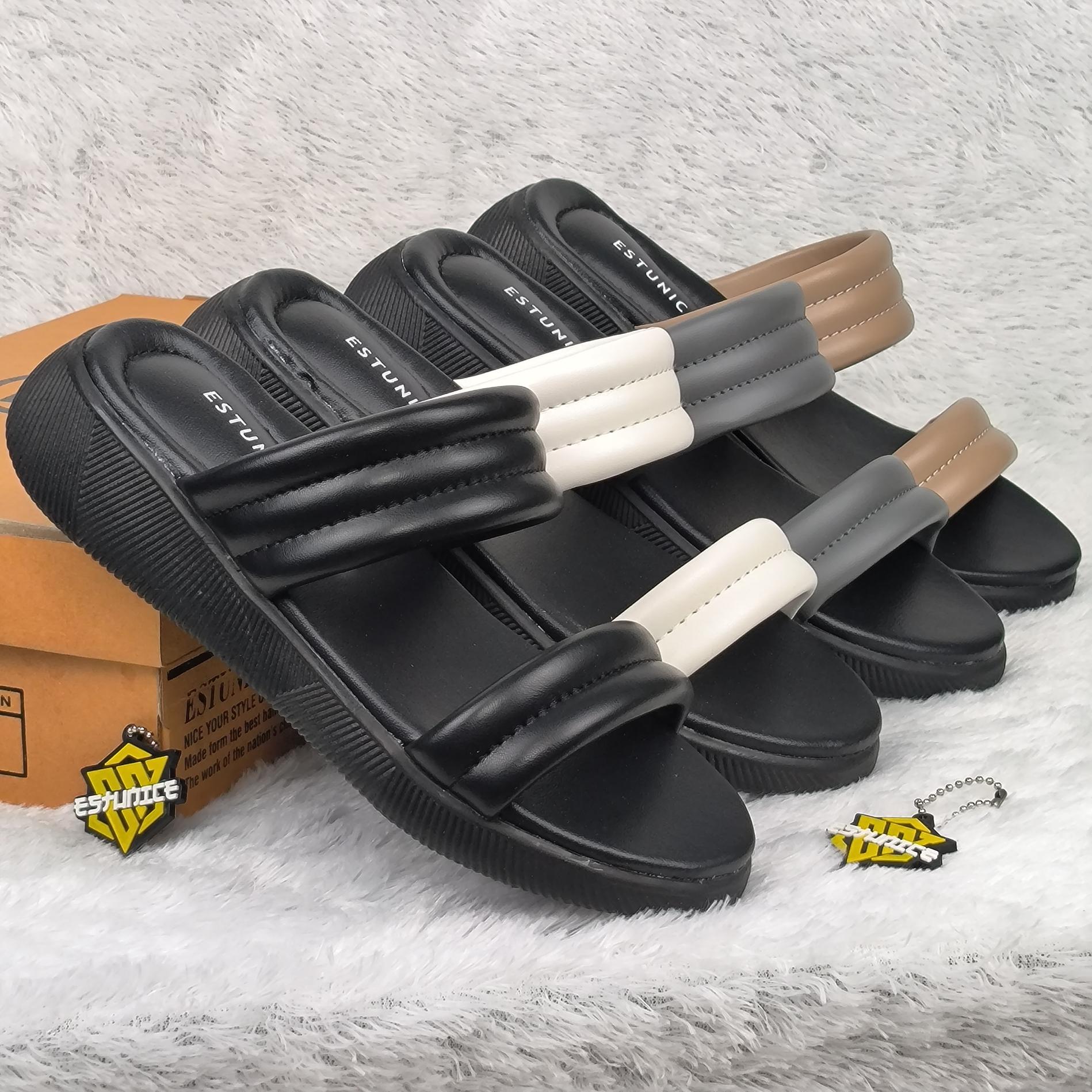 Estunice Sandal Slop Wanita Sendal Selop Wedges Terbaru Kekinian - Dania Estunice Sandal Slop Wanita Sendal Selop Wedges Terbaru Kekinian - Dania