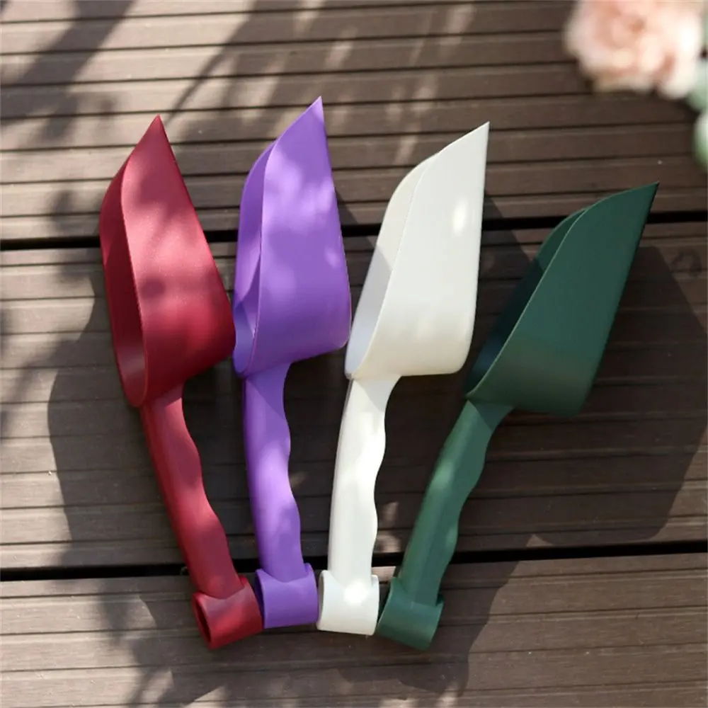 Practical Thickened Soil Scoop Plastic Lightweight Flower Shovel Multifunctional Ergonomic Flat Spatula