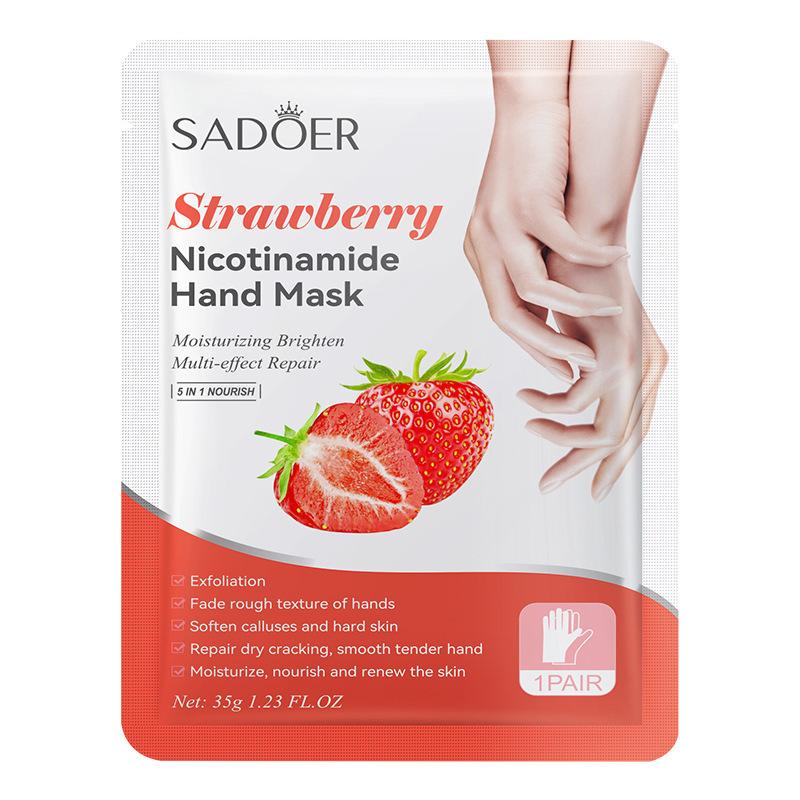 Mặt Nạ Tay Trái Cây, Tiếng Anh Đầy Đủ, Mặt Nạ Chân, Sadoer, Bơ Và Dâu Tây, Dưỡng Ẩm, Quốc Tế Thương Xuyên Biên Giới, Phát Sóng Trực Tiếp Làm Đẹp Da Whitening 7