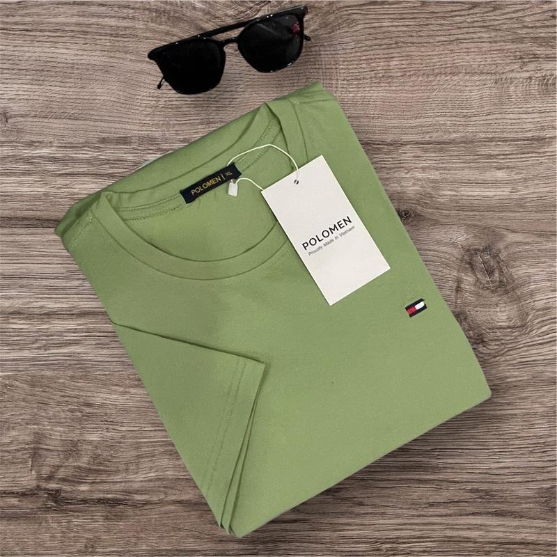 ￼Áo thun nam cổ tròn POLOMEN vải cotton 100% với nhiều màu mới trẻ trung. thanh lịch. 3