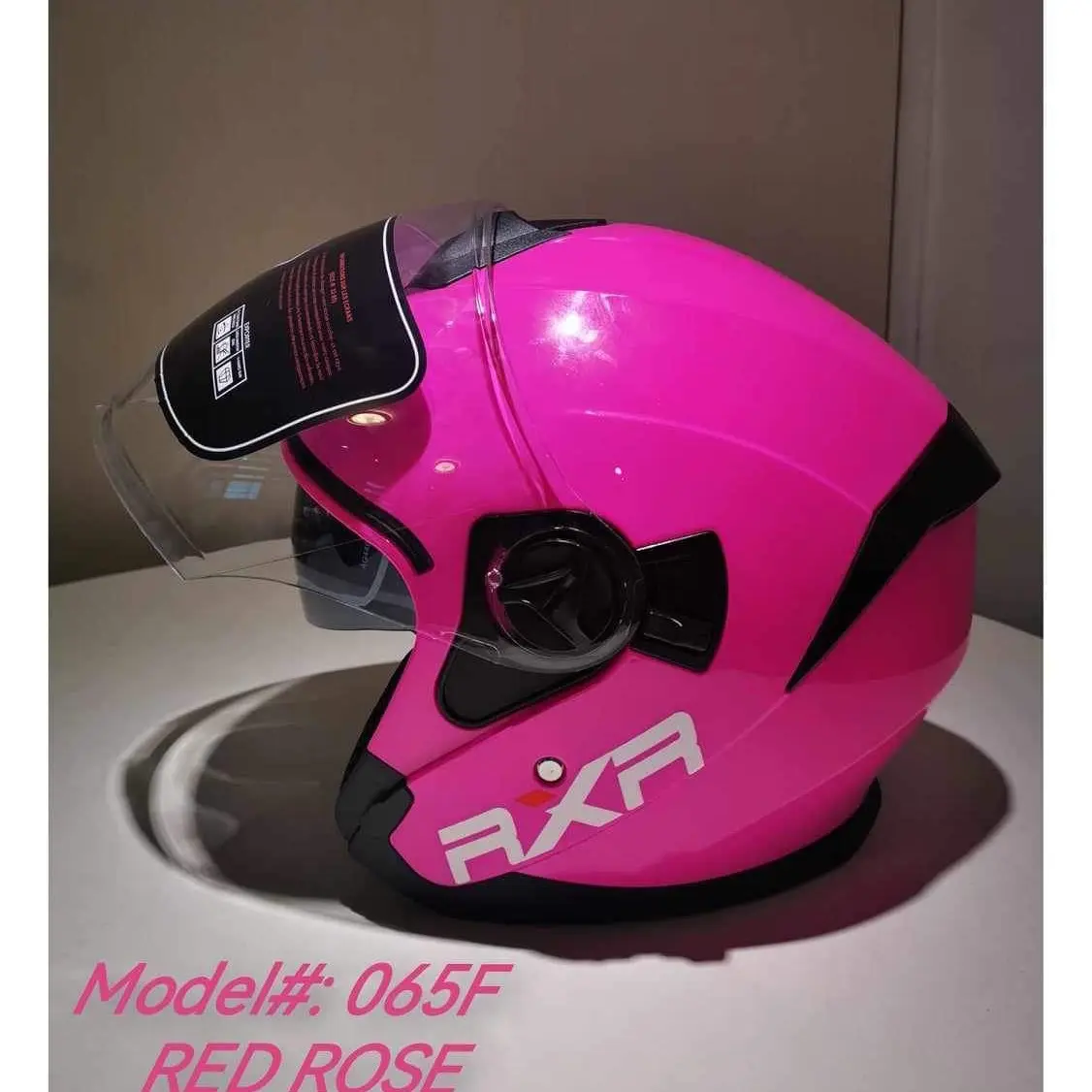 RxR HELMET 065F Double visor  half face M-L 58-62cm