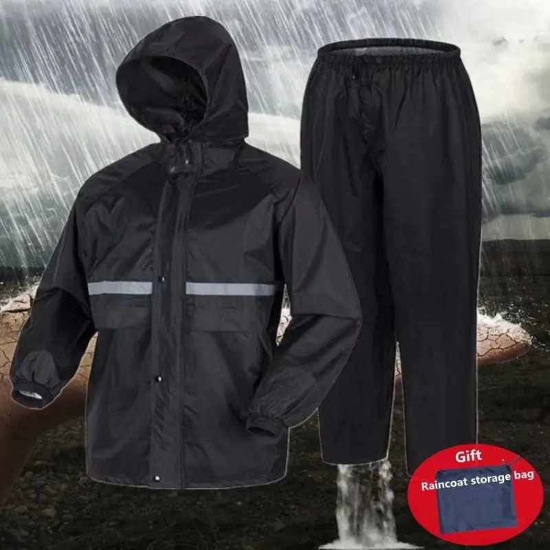 UMEOL  H-870 Reflective raincoat set/adult raincoat/Motorcycle raincoat