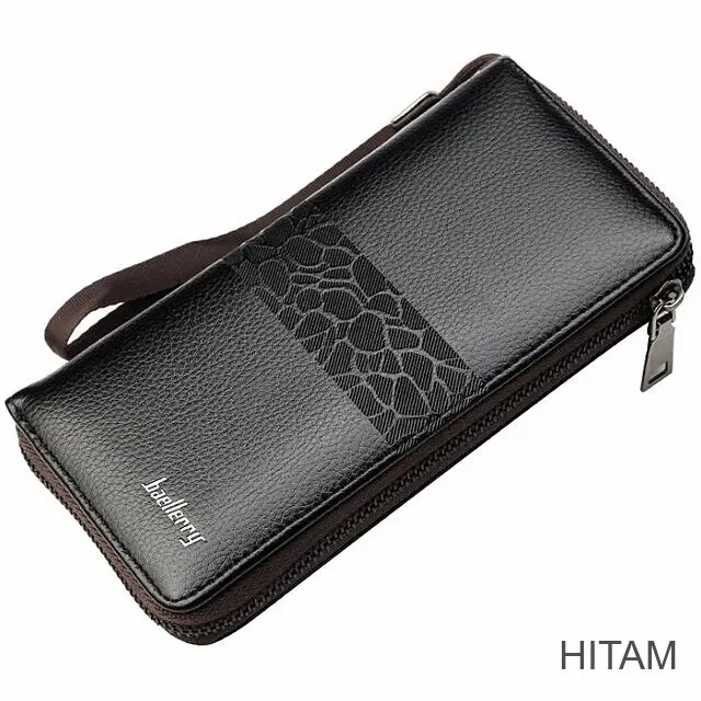 BAELLERRY 6085 Dompet Pria Wanita Panjang Bahan Kulit PU Leather Premium 2