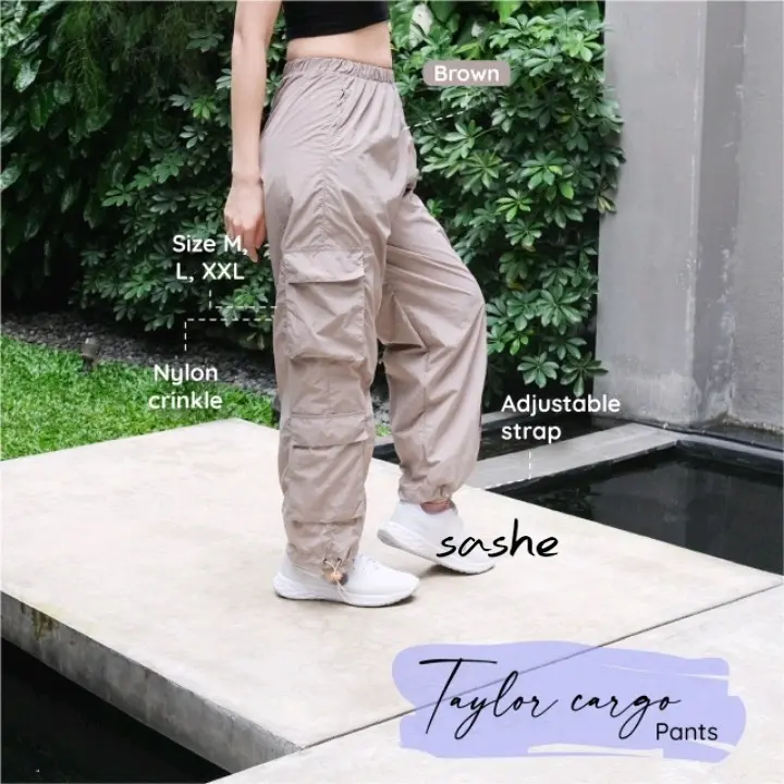 Taylor Cargo Olahraga Wanita Senam Jogger Outdoor Indoor 7