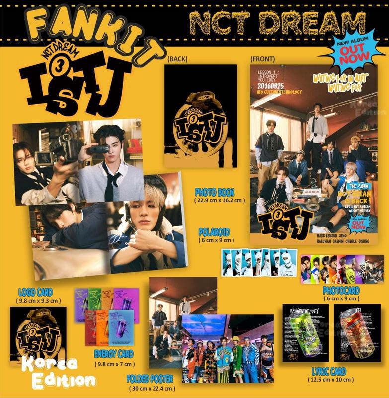 Fankit ISTJ NCT Dream New Album Extrovert dan Introvert Version - Shop ...
