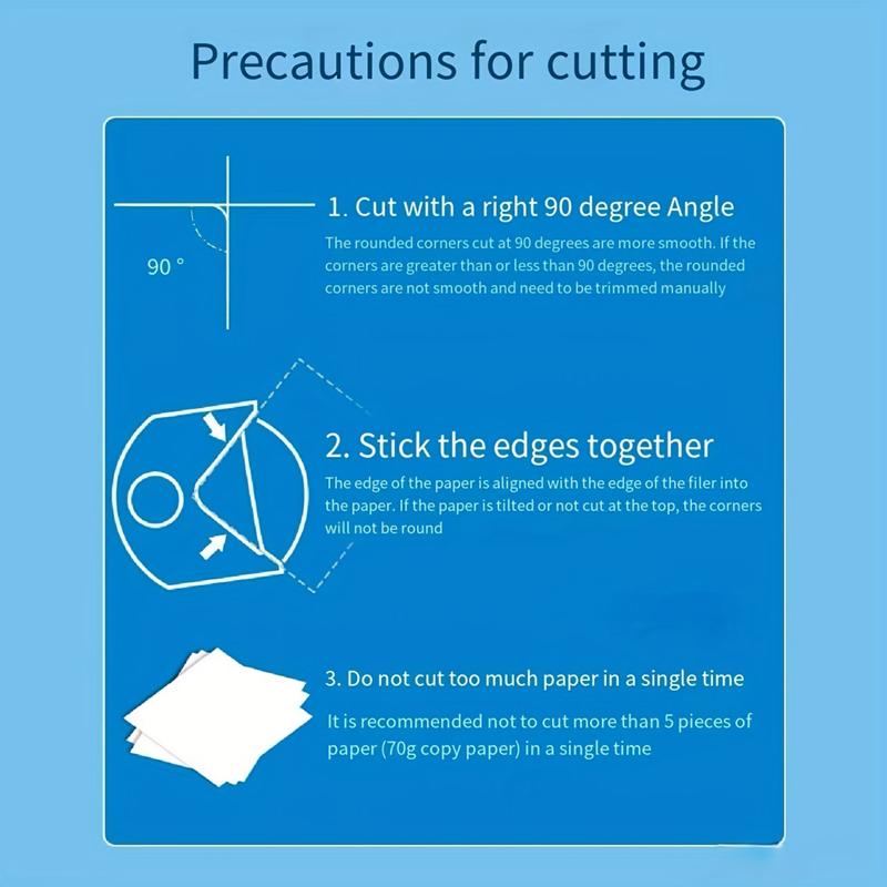 Product Introduction of 1/2pcs R4 Card Rounded  Corner Rounder Paper Portable Hole Trimmer Angle Border Punch Photo Scrapbook Office DIY Craft HandTool 10